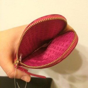 Kate Spade Pink Heart Coin Purse Wallet